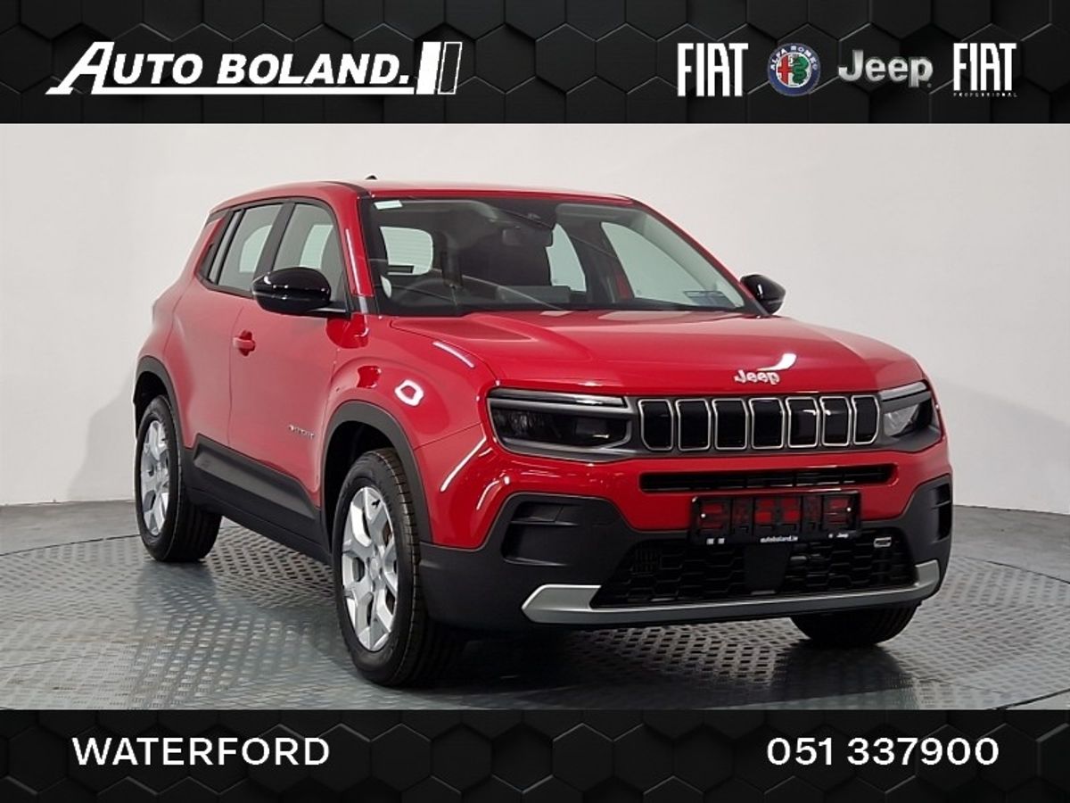 Jeep Avenger 1.2 Petrol 100bhp - Keyless entry , Wireless charging + Carplay