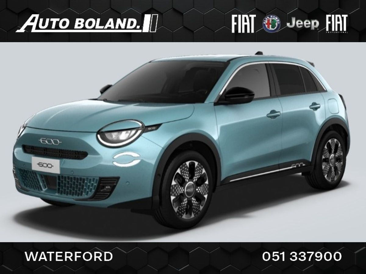 Fiat 500X Fiat 600 Hybrid and full electric July 2024