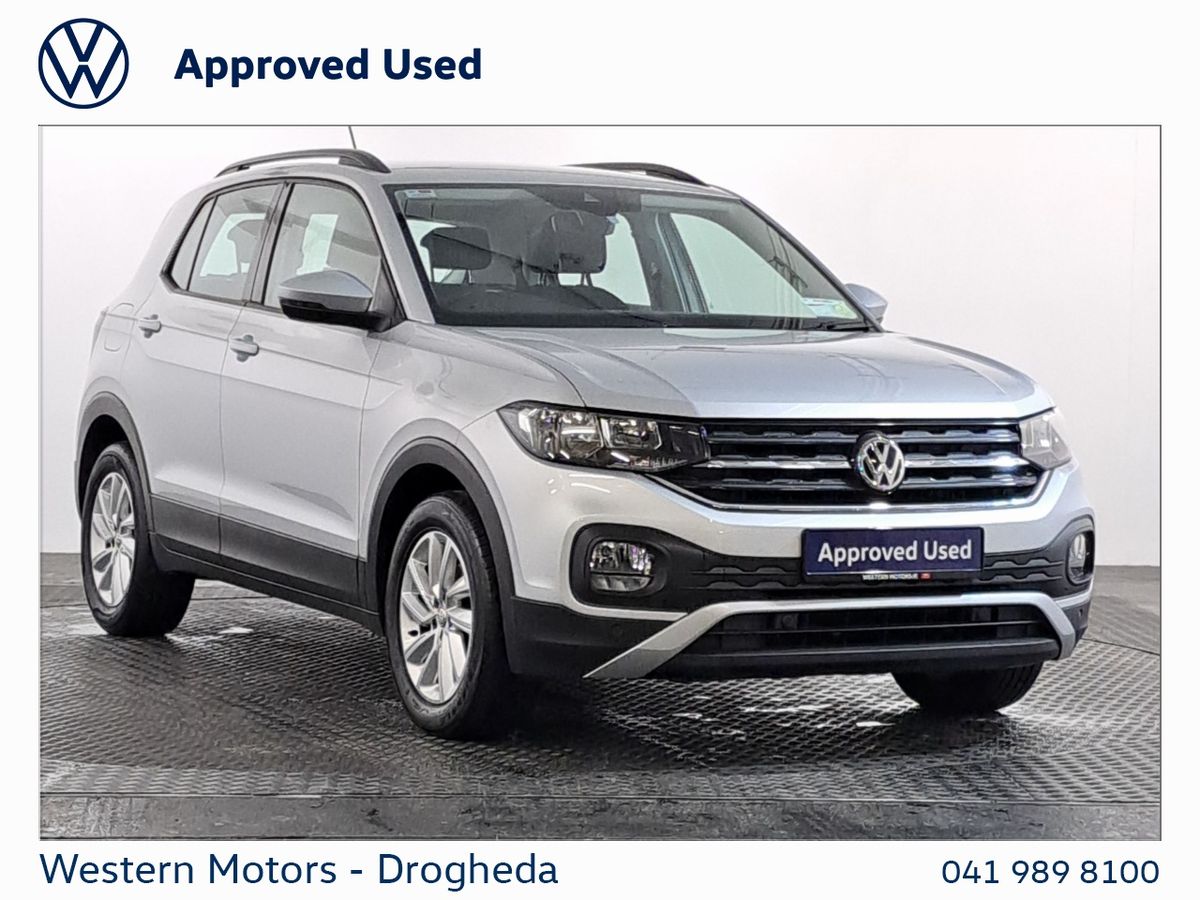 Volkswagen T-Cross Life 1.0 TSI M5F 95HP 5DR **WAS €20,945 NOW ONLY €19,895**