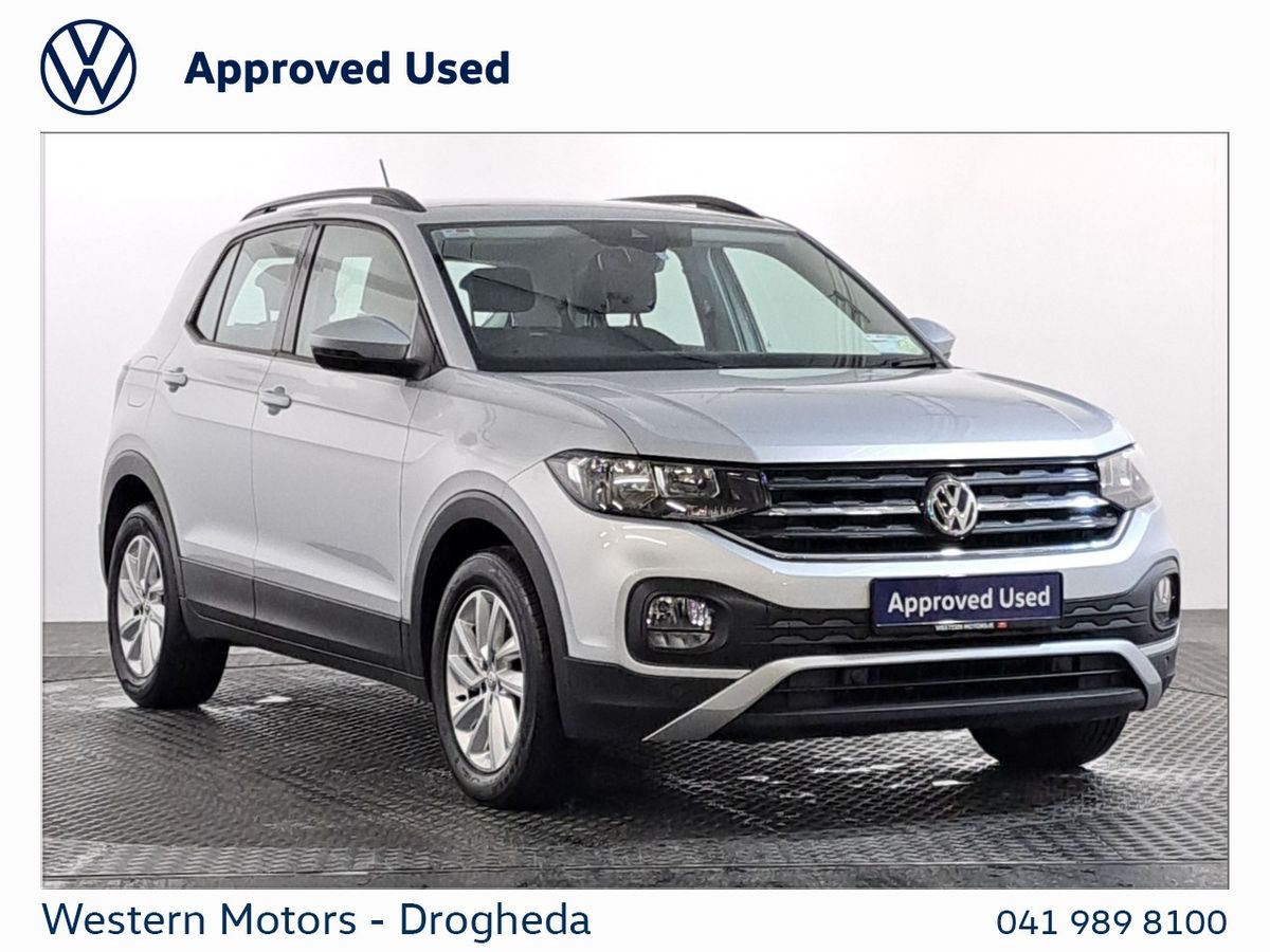 Volkswagen T-Cross Life 1.0 TSI M5F 95HP 5DR **WAS €20,945 NOW ONLY €18,895**