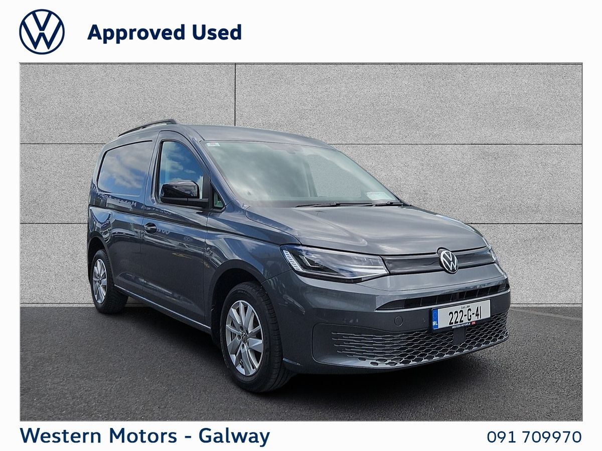 Volkswagen Caddy Full Edition Spec, 122HP Auto. Extras include, Roof Rails, Rear Camera, & Ply line. Reserve Now.