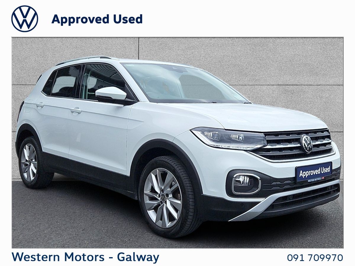 Volkswagen T-Cross FREE SERVICE PLAN:Immaculate example with Huge Spec,Class Colour,1.0 Tsi Style Automatic,Rear Camera,Heated Seats,Sat Nav,LED Lights,App Connect,Privacy Glass + much more