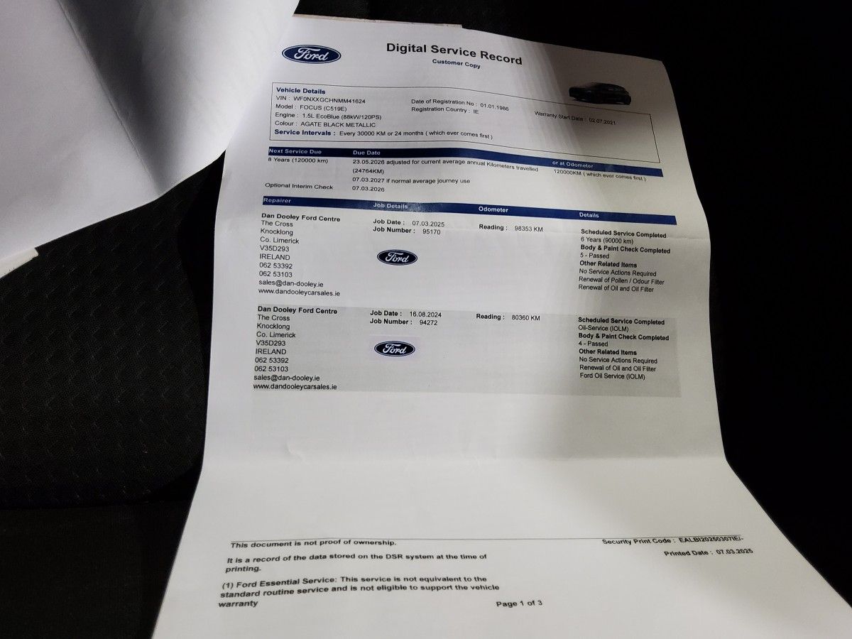Ford Focus 1.5L EcoBlue 120PS ST-Line