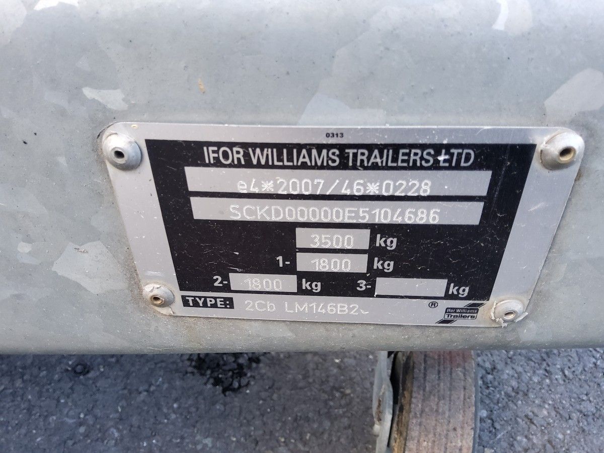 AC Cobra Ifor Williams Car Transporter Trailer