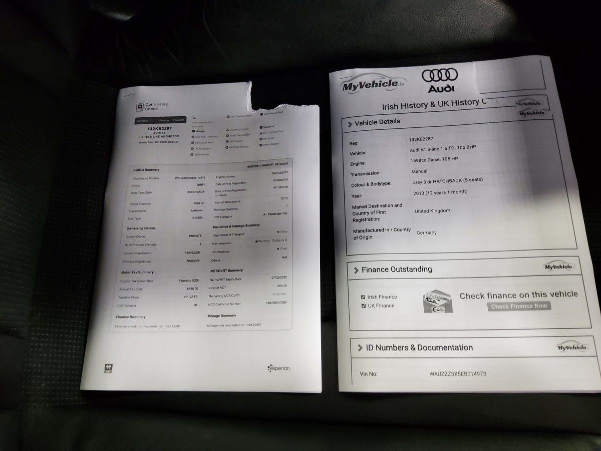 Audi A1 1.6 TDI 105BHP S LINE