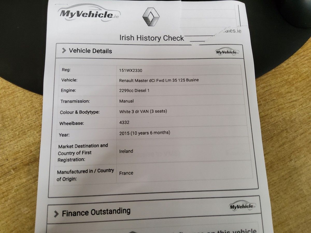 Renault Master MASTER FWD LM35 DCI 125 BUSINE