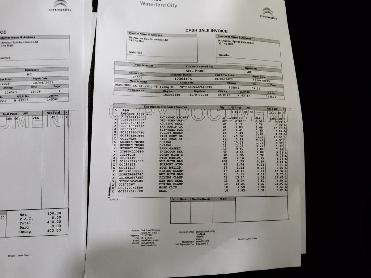 Citroen Berlingo BERLINGO LX BLUEHDI 75 625 KG S