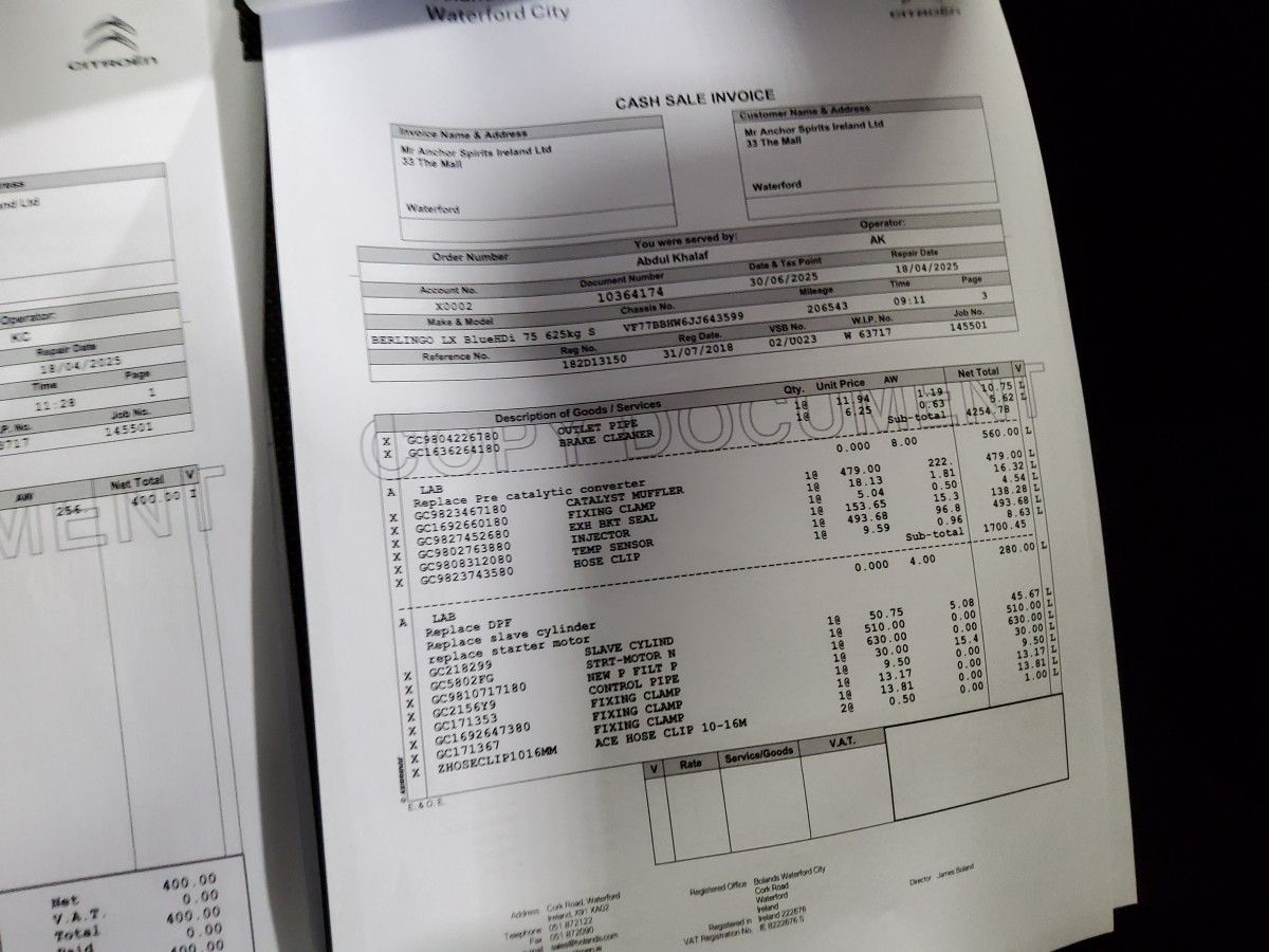 Citroen Berlingo BERLINGO LX BLUEHDI 75 625 KG S