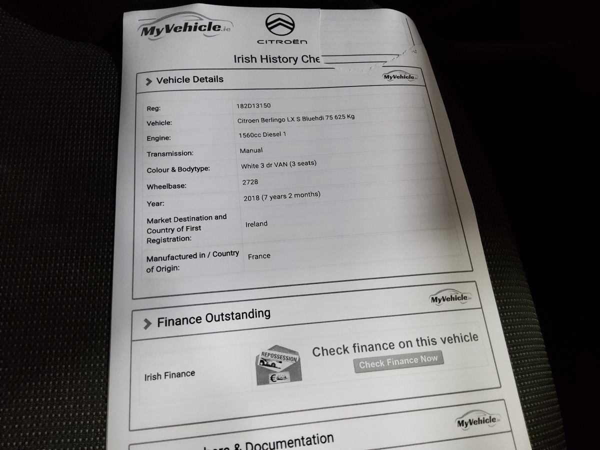 Citroen Berlingo BERLINGO LX BLUEHDI 75 625 KG S