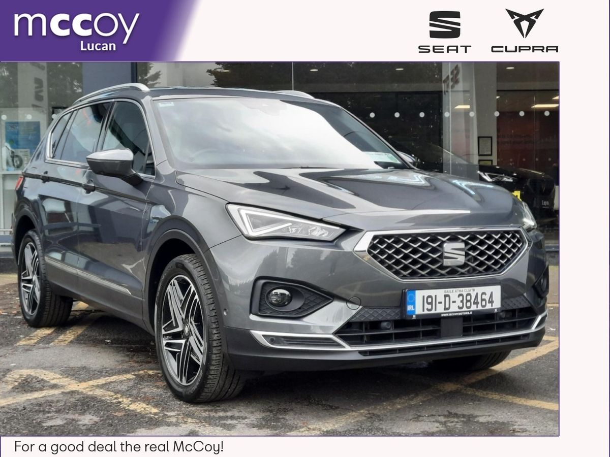 SEAT Tarraco  ***HIGH SPEC TARRACO 1.5TSI 150HP XC 7 SEATER *** FULL 12 MONTH WARRANTY *** LOW RATE FINANCE AVAILABLE ***FULL SEAT HISTORY**