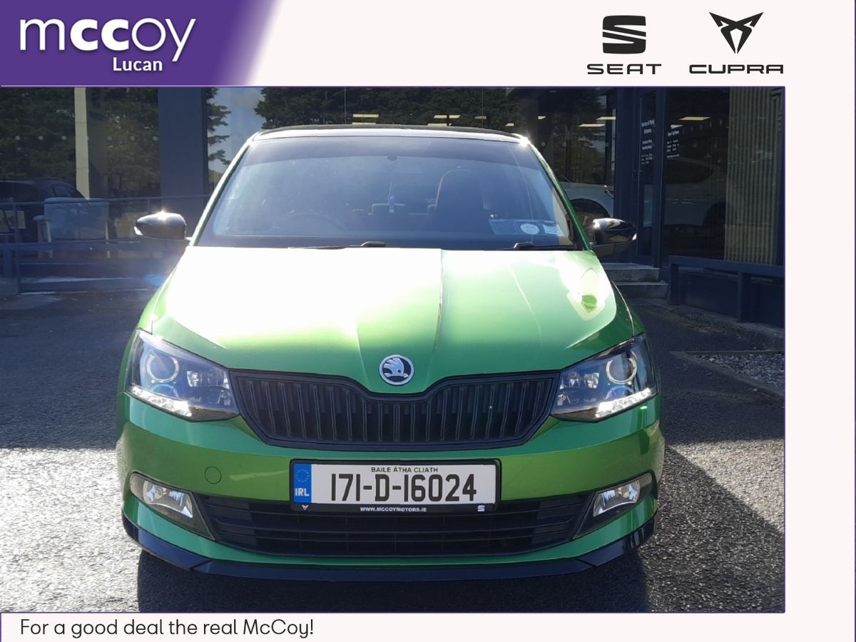 Skoda Fabia *** JUST ARRIVED ***UNIQUE FABIA MONTE CARLO 1.2 TSI 90 BHP *** SUNROOF *** LOW RATE FINANCE *** 12 MONTH WARRANTY ***